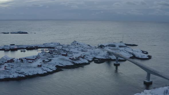 Evening View Of Fishing Houses Rorbu 22