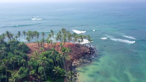 Coconut Tree Hill at Mirissa, Sri Lanka.