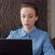 Young Woman Talking to People in Video Chat Using Laptop - VideoHive Item for Sale