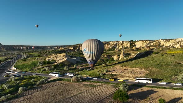 The Cappadocia region of Turkey is the most popular location in the world for hot air ballooning.