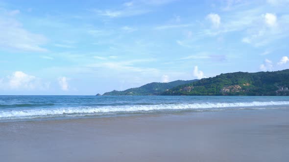 Wave at Phuket island beach , Andaman Sea, Thailand.