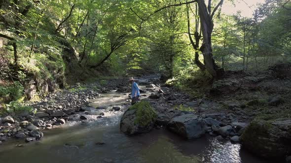 Fishing In Wide River