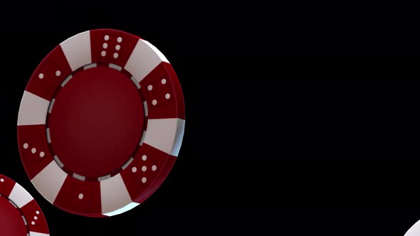 Red Poker Chip  V3