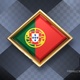 Portugal Flag Rotating Badge 4K Looping with Transparent Background - VideoHive Item for Sale