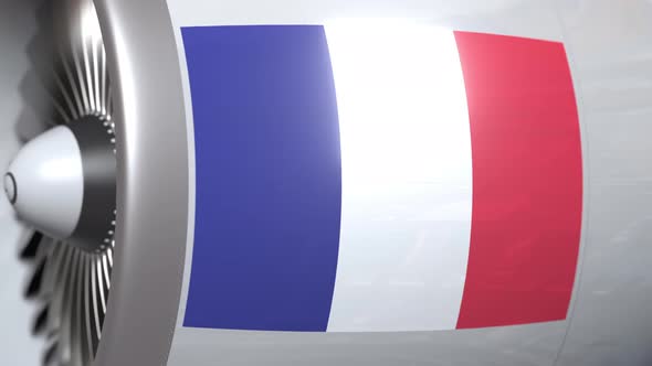 Turbine with Flag of France alt