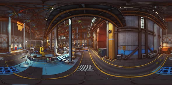 VR360 Machinery Factory with Production Line alt