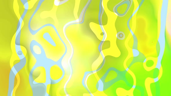 Abstract green color gradient liquid wavy graphics motion video