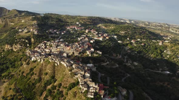 Calabria land with Mountains