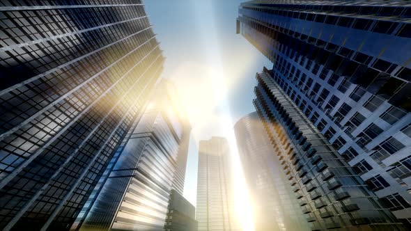 Looking Up at Skyscrapers alt