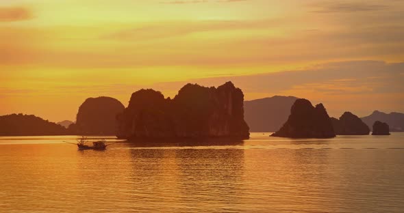 Tropical Islands Of Halong Bay Vietnam