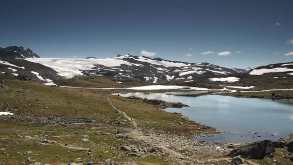 Mountains Landscape. Norwegian Route Sognefjellet