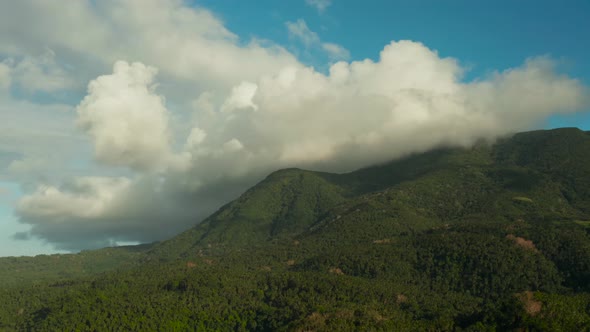 Mountains Covered Clouds, Philippines, Camiguin