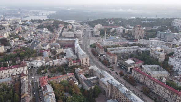 Kyiv - the Capital of Ukraine. Aerial View. Kiev