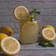 Glass with natural lemon juice - VideoHive Item for Sale