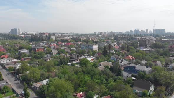 Flying Over Houses