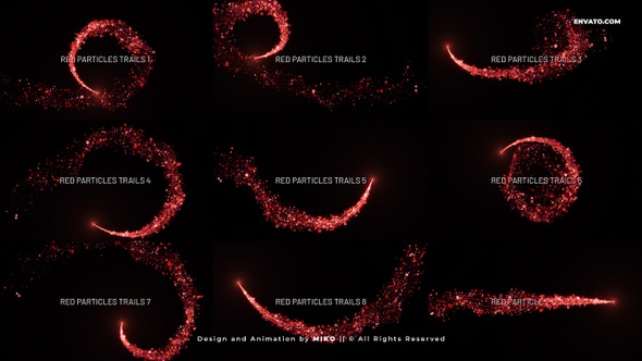 Red Particles Trails alt