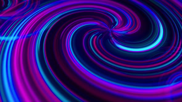 Spiral Neon Lights Animation Background V8