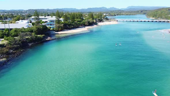 Tallebudgera Creek Morning Drone, UHD