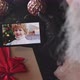 Santa Video Calling with Little Boy on Smartphone - VideoHive Item for Sale