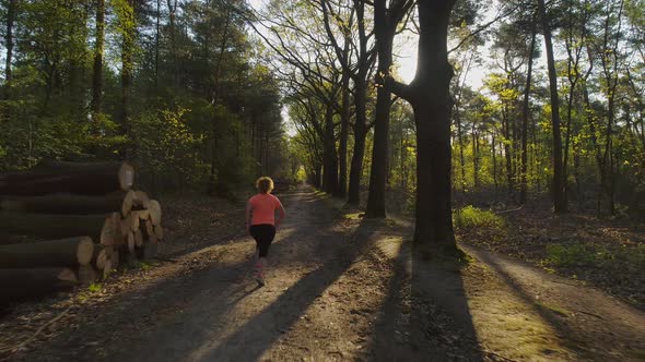 Woman jogging