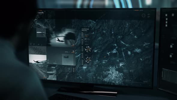Spying system interface found multiple aircrafts used in a military operation alt