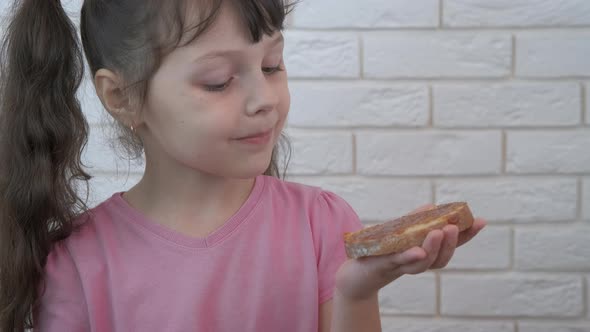 Baguette with Jam for Breakfast