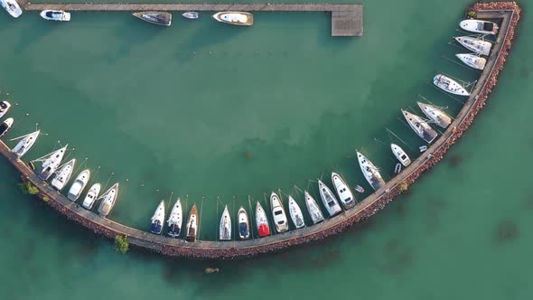 Boats In The Harbour