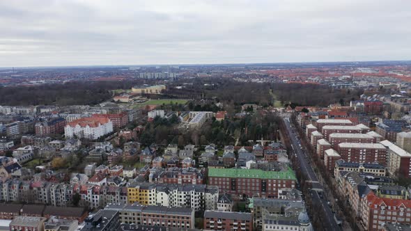 Drone Over The Frederiksberg Alle