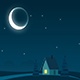 Cartoon Village Night - VideoHive Item for Sale