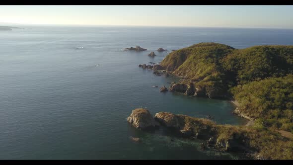 Sunrise beach, Aerial shot