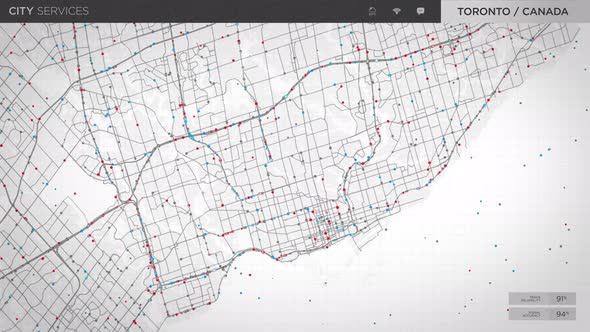 Smart software is supervising the security of the gps device signals on a map alt