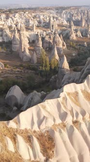 Cappadocia Landscape Aerial View