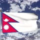 Nepal Flag Waving - VideoHive Item for Sale