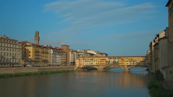 Ponte Vecchio Old Bridge in Florence, Firenze Tuscany