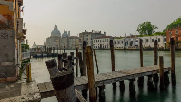 Time Lapse of the Grand Canal in Venice Italy