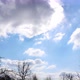 Fluffy White Clouds And Blue Sky On A Sunny Day - VideoHive Item for Sale