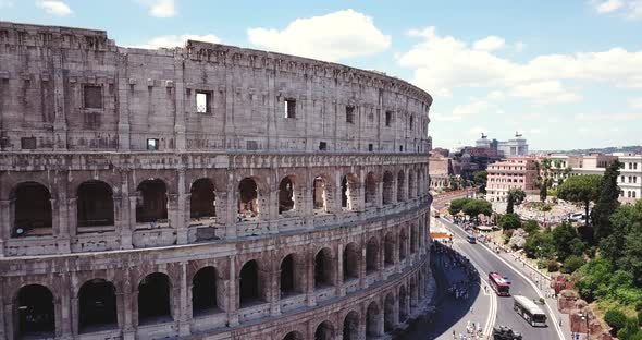 Aerial View on the Coliseum