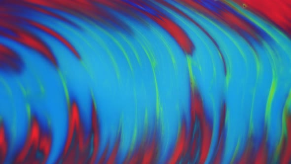 Liquid Abstractions Blue and Red