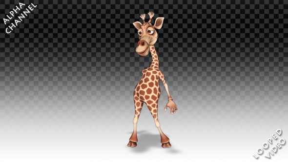 3D Giraffe - Upbeat Dance