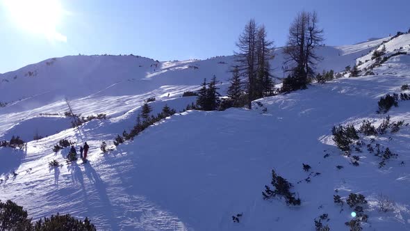 Winter Tauplitz Alm near Bad Mitterndorf, Austria