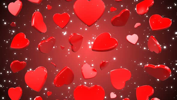 Valentines Hearts Loop
