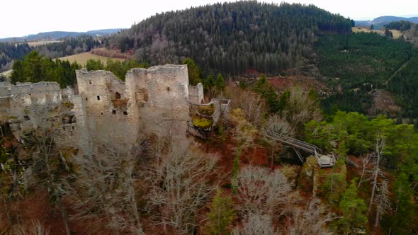 Drone Video of an Castle in Austria