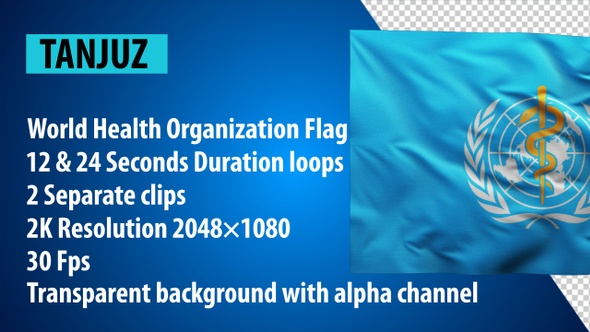 World Health Organization (WHO) Flag 2K