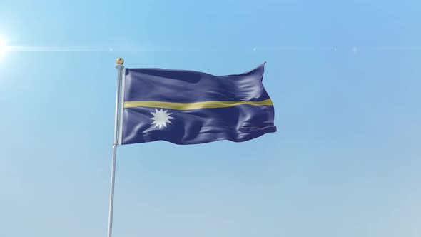 Nauru Flag