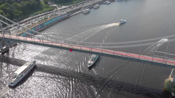 Yacht Boats Bridge