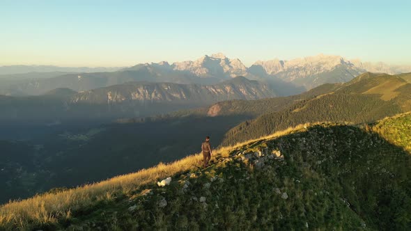 Sunrise in the mountains