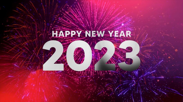 Happy New Year 2023 Greeting Animation V1