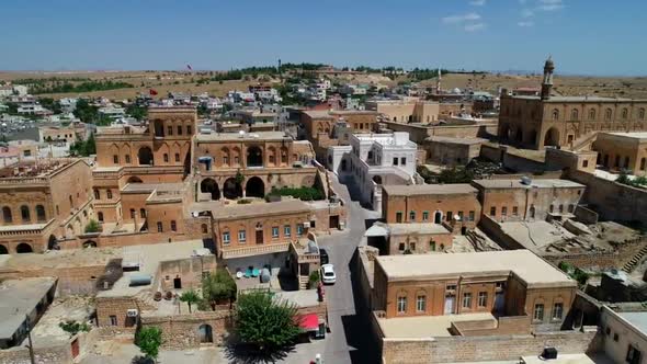 Monasteriy And Cityscape Midyat