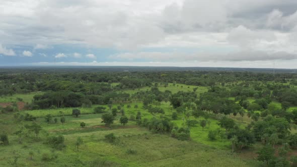 Aerial View Paraguayan Landscape