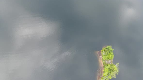 Aerial View of the New Zealand Fjords